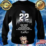 Tennessee titans king henry pro bowl 2019 second team all pro nfl rushing yards leader signature s Sweater