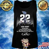 Tennessee titans king henry pro bowl 2019 second team all pro nfl rushing yards leader signature s Tank top