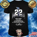 Tennessee titans king henry pro bowl 2019 second team all pro nfl rushing yards leader signature shirt