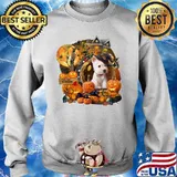 Terrier Puppy Witch Pumpkin Witch Halloween s Sweater