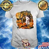 Terrier Puppy Witch Pumpkin Witch Halloween shirt