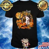Terrier Puppy Witch Pumpkin Witch Halloween shirt