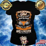 Texas longhorns girl hated by many loved by plenty heart on her sleeve fire in her soul and a mouth she can't control s Ladies tee