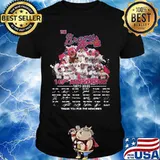 The atlanta braves 149th anniversary 1871 2020 thank you for the memories signatures shirt
