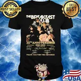 The breakfast club 35th anniversary 1985 2020 thank you for the memories signatures shirt