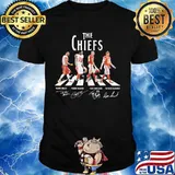 The chiefs abbey road players signatures shirt