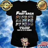 The fast saga 2001 2020 9 movies thank you for the memories s Ladies tee