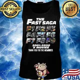 The fast saga 2001 2020 9 movies thank you for the memories s Tank top