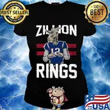 The goat 12 zillion rings football s Ladies tee