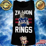 The goat 12 zillion rings football s Tank top