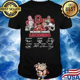 The oklahoma sooners legends signatures shirt
