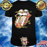 The rolling stones members signatures shirt