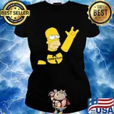 The simpsons wu tang logo s Ladies tee