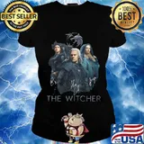The witcher movie characters signatures s Ladies tee