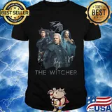 The witcher movie characters signatures shirt