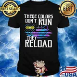 These colors don't run they reload food 4 less logo american flag independence day shirt