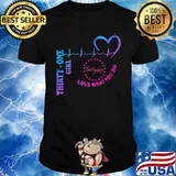 Thirty one girl love what you do heartbeat shirt