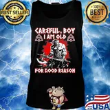 Thor careful boy i am old for good reason black s Tank top