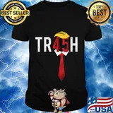 TR45H Vintage Trash 45 Anti Trump 8645 Shirt