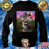 Trump gator wrestling funny trump s Sweater