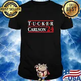 Tucker carlson 24 american stars shirt