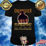 Unforgiven 28th anniversary 1992 2020 thank you for the memories signatures shirt
