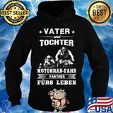 Vater und tochter motorrad fahr partner furs leben s Hoodie