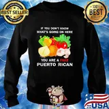 Vegetables if you don't know what's going on here you are a fake puerto rican s Sweater
