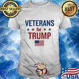 Veterans for Trump 2020 American Flag shirt