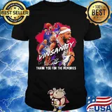 Vinsanity vince carter thank you for the memories signature shirt
