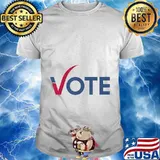 Vote Tshirt Women Men Cool Red Blue Election 2020 Graphic T-Shirt