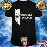 Wakanda forever marvel heroes black panther chadwick rip face shirt