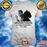 Wakanda forever rip chadwick black panther actor 1977 2020 shirt