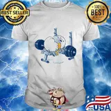 Weightlifting accident gym eggs shirt