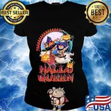 Witch mask yaaa hallo queen s Ladies tee