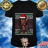 Xmas English Toy Spaniel Dog Santa Hat Ugly Christmas Sweatshirt