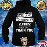 You don't need to be crazy to work at zumiez they will train you s Hoodie