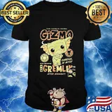 Your favorite mogwai gizmo cute crazy careful he bites as a gremlin after midnight shirt