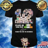 12 years of 2008 2020 conor mcgregor thank for the memories signatures shirt