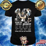 12 years of 2008 2020 sons of anarchy thank for the memories signatures shirt