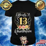 13th Birthday Officially a Quaranteen 13 Years Old T-Shirt