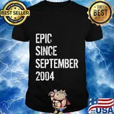 16th Birthday Gift For Boys Girls Born In September 2004 Premium T-Shirt