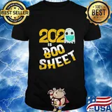2020 Boo Sheet for Women Men - Ghost in Mask Halloween T-Shirt