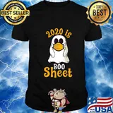 2020 Boo Sheet for Women Men - Ghost in Mask Halloween T-Shirt