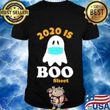 2020 Boo Sheet Shirt - Ghost in Mask Halloween 6 feet away T-Shirt