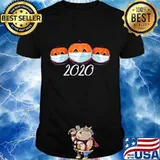 2020 Halloween Pumpkin In Mask - Funny Halloween 2020 Gift T-Shirt