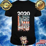 2020 Hope For The Best, Prepare For Worst - Humor Gift Premium T-Shirt
