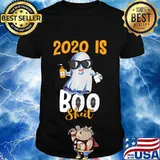 2020 is Boo Sheet Ghost wearing Sunglasses Halloween Shirt