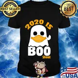 2020 Is Boo Sheet Halloween Ghost Wear Mask T-Shirt