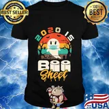 2020 is Boo Sheet Shirt Women Men Halloween Ghost in Mask T-Shirt